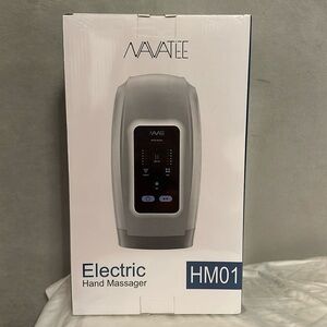 Navatiee Hand Massager Machine with Heat, color white NWT